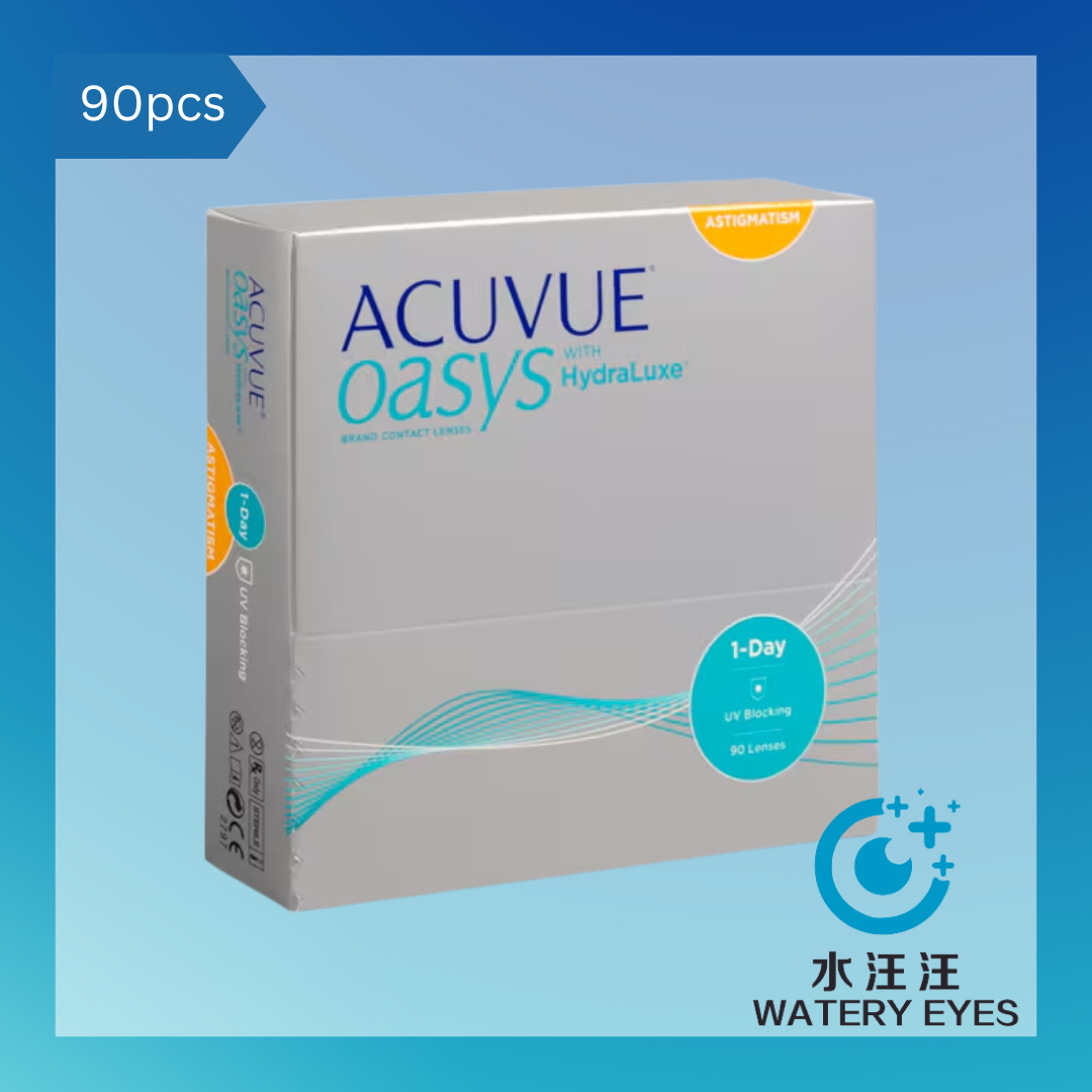 Acuvue Oasys 1-Day with HydraLuxe for Astigmatism (90 pc)